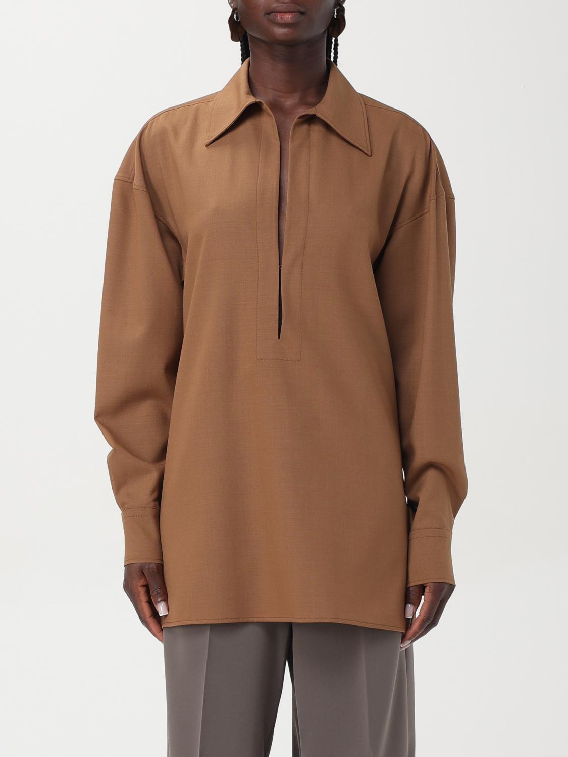 Philosophy Di Lorenzo Serafini Shirt PHILOSOPHY DI LORENZO SERAFINI Woman color Brown