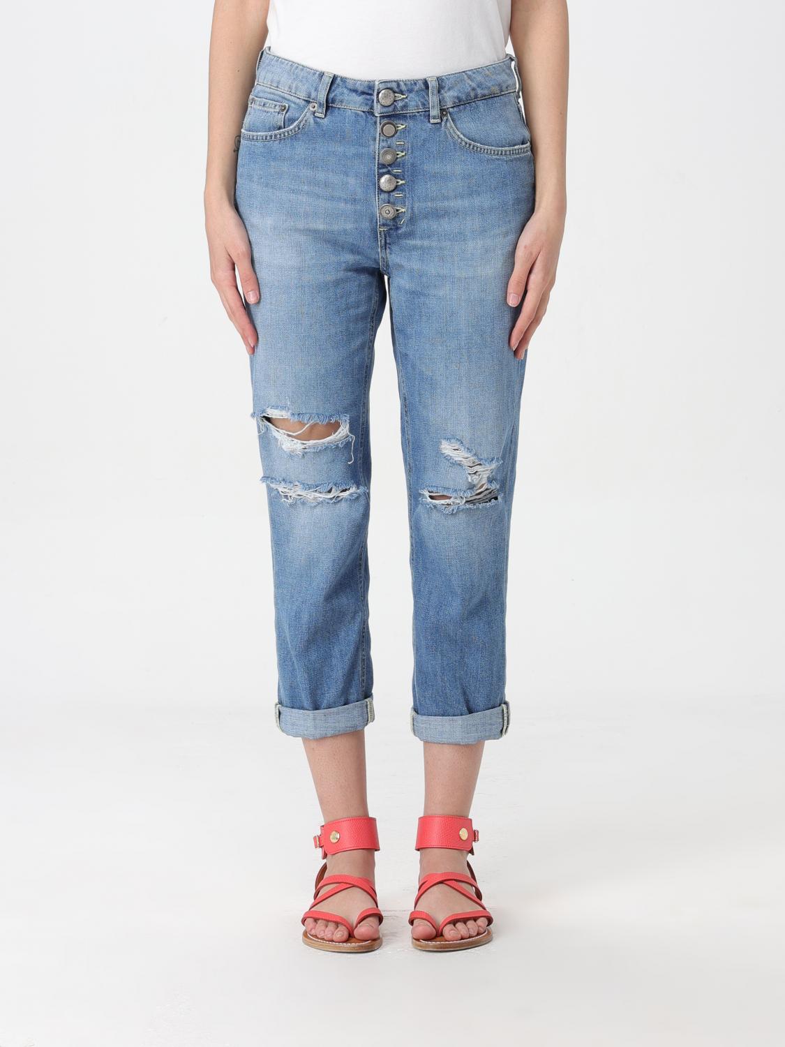 Dondup Trousers DONDUP Woman colour Denim