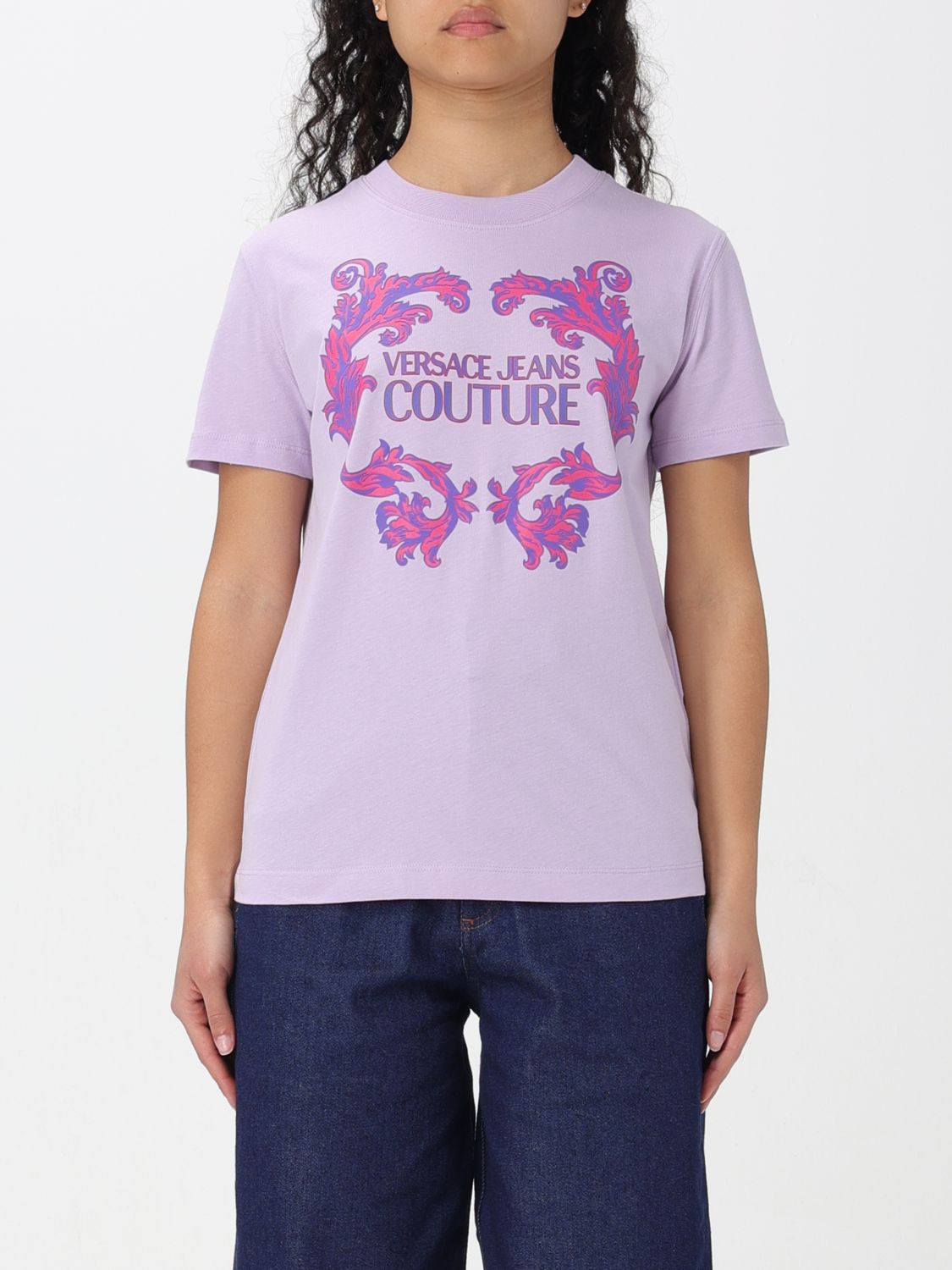 Versace Jeans Couture T-Shirt VERSACE JEANS COUTURE Woman colour Violet