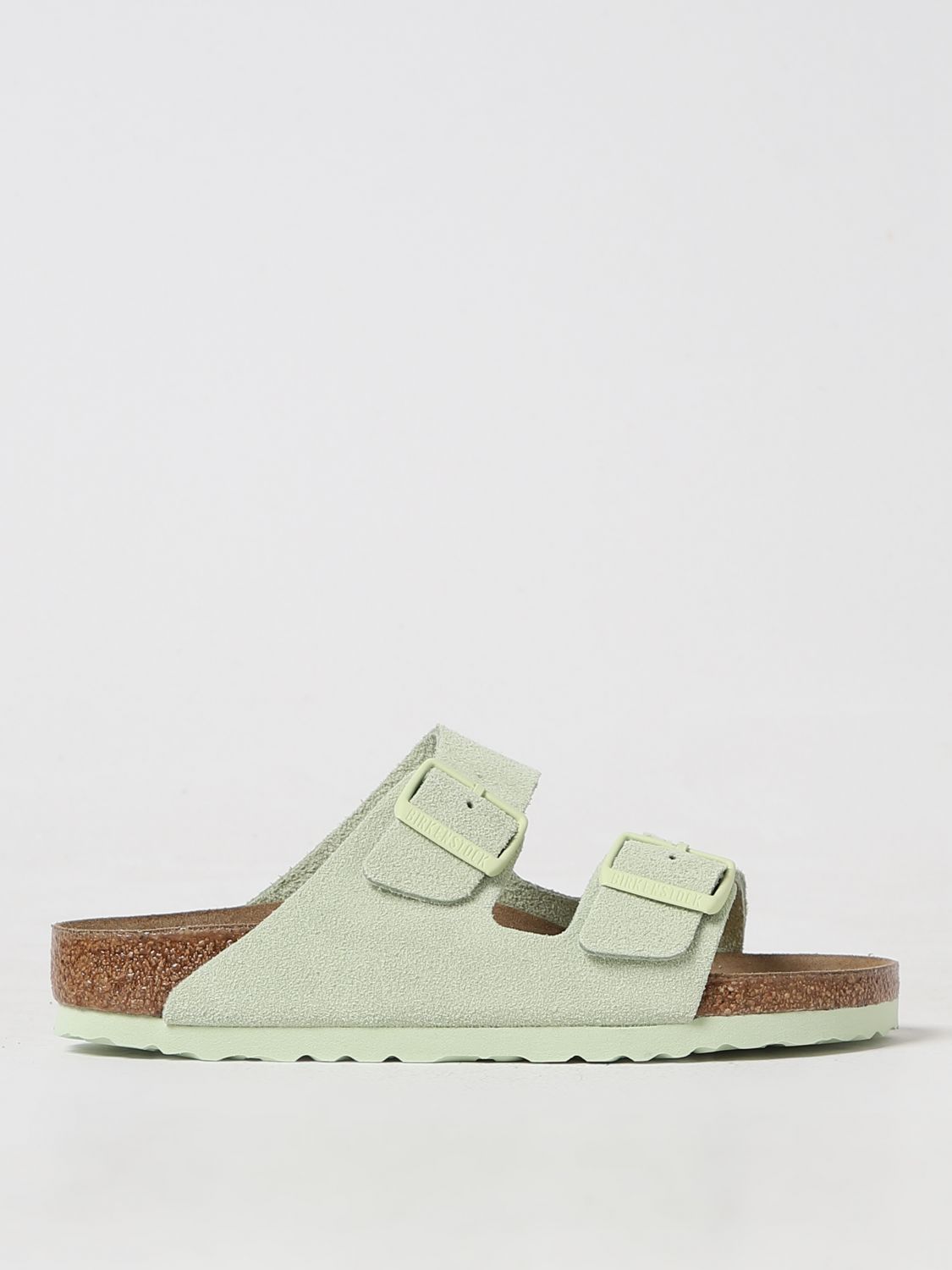 Birkenstock Flat Sandals BIRKENSTOCK Woman colour Lime