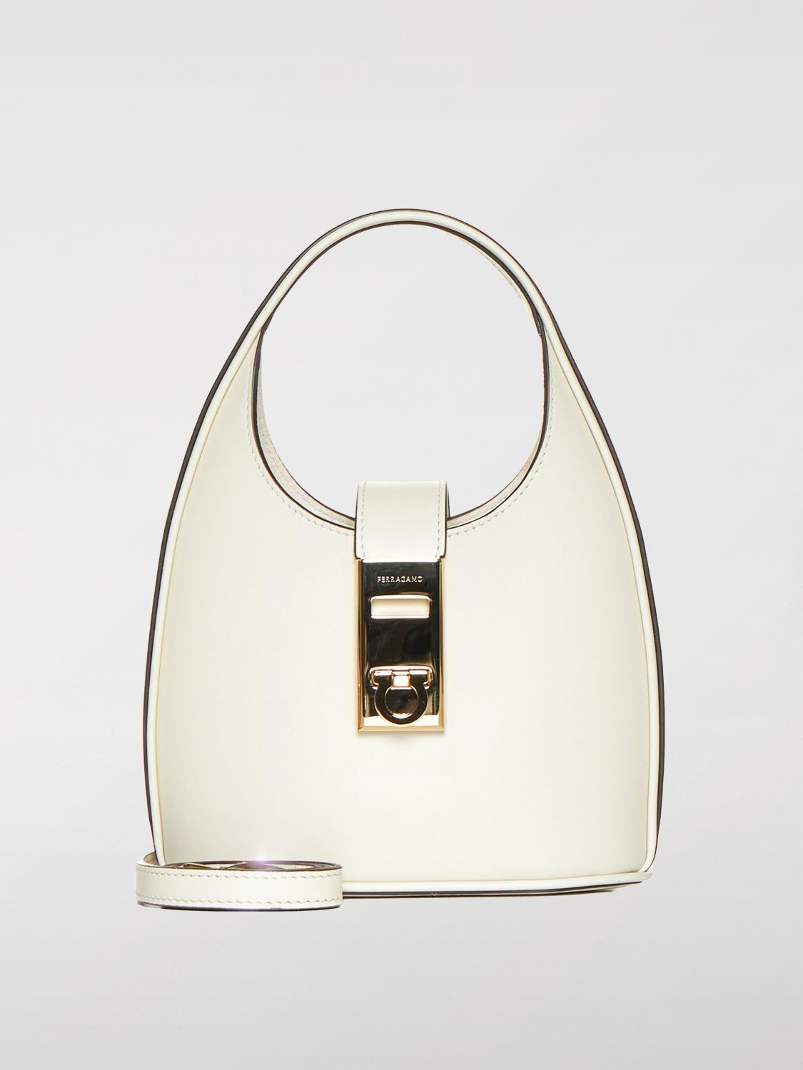 Ferragamo Shoulder Bag FERRAGAMO Woman color Beige