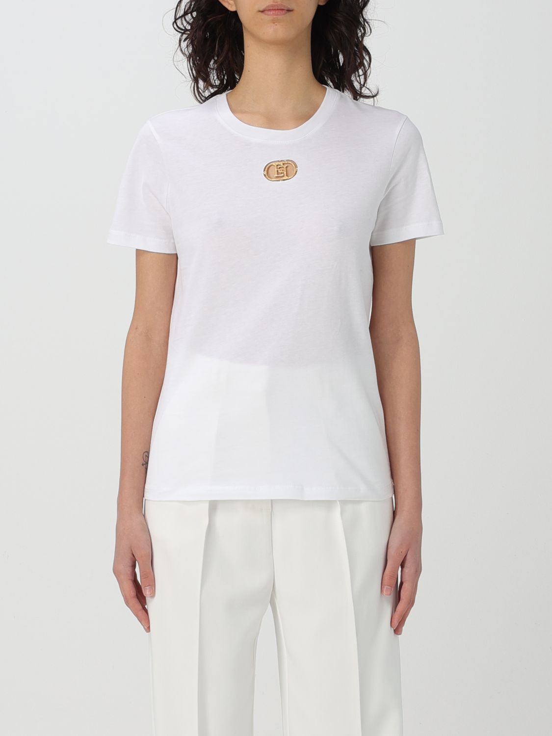 Elisabetta Franchi T-Shirt ELISABETTA FRANCHI Woman colour White