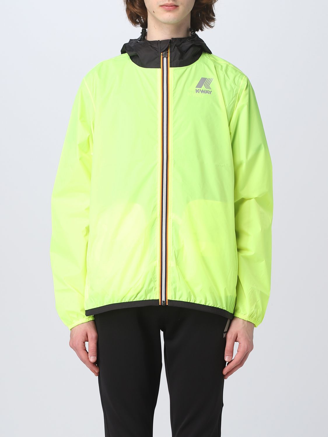 K-Way Jacket K-WAY Men colour Yellow