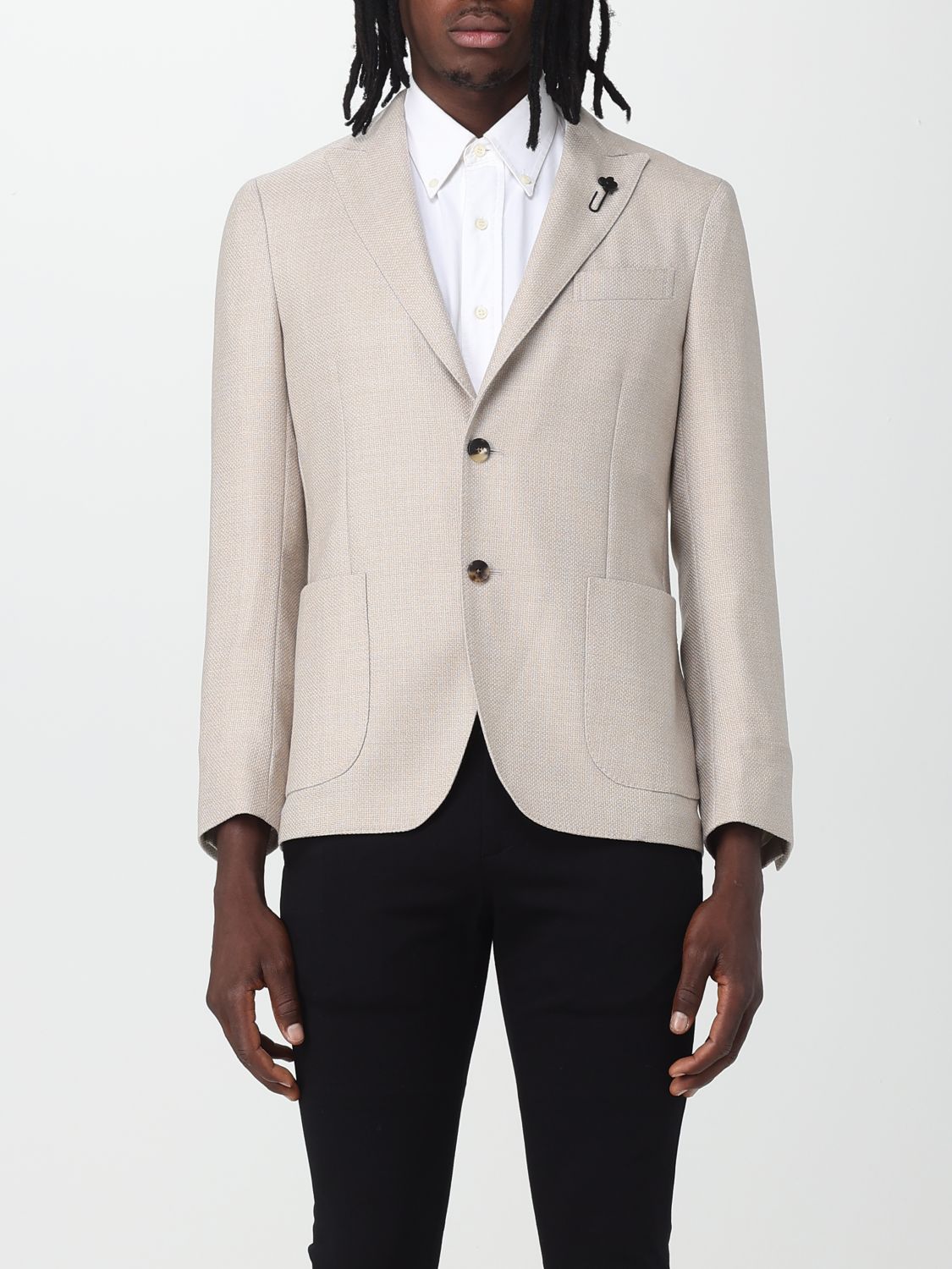 Lardini Blazer LARDINI Men colour Beige