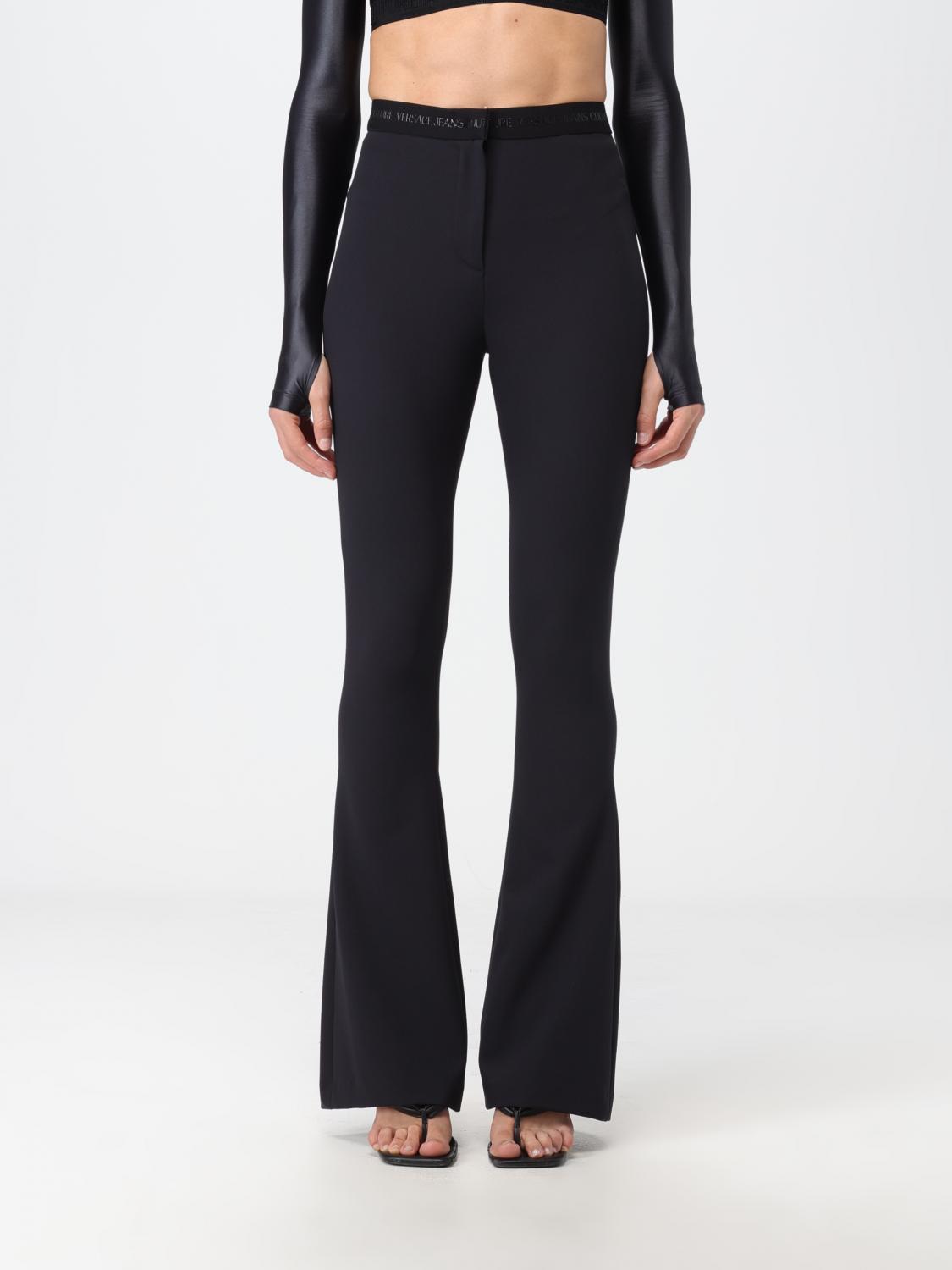 Versace Jeans Couture Trousers VERSACE JEANS COUTURE Woman colour Black