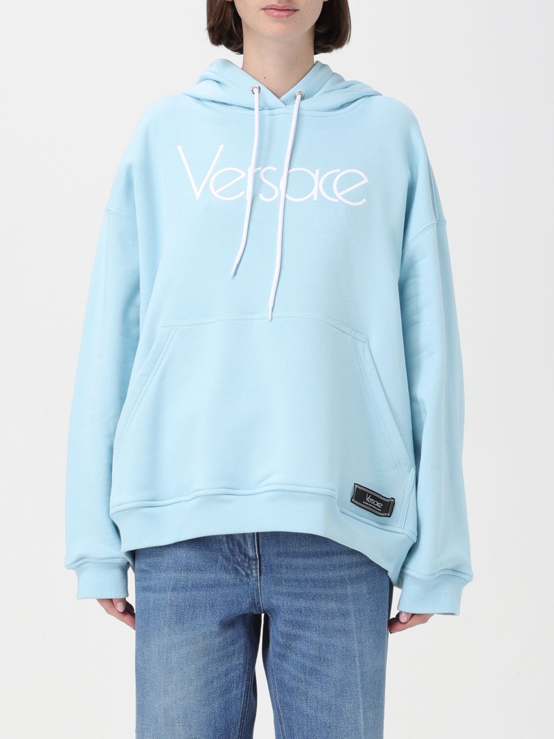 Versace Sweatshirt VERSACE Woman colour Blue