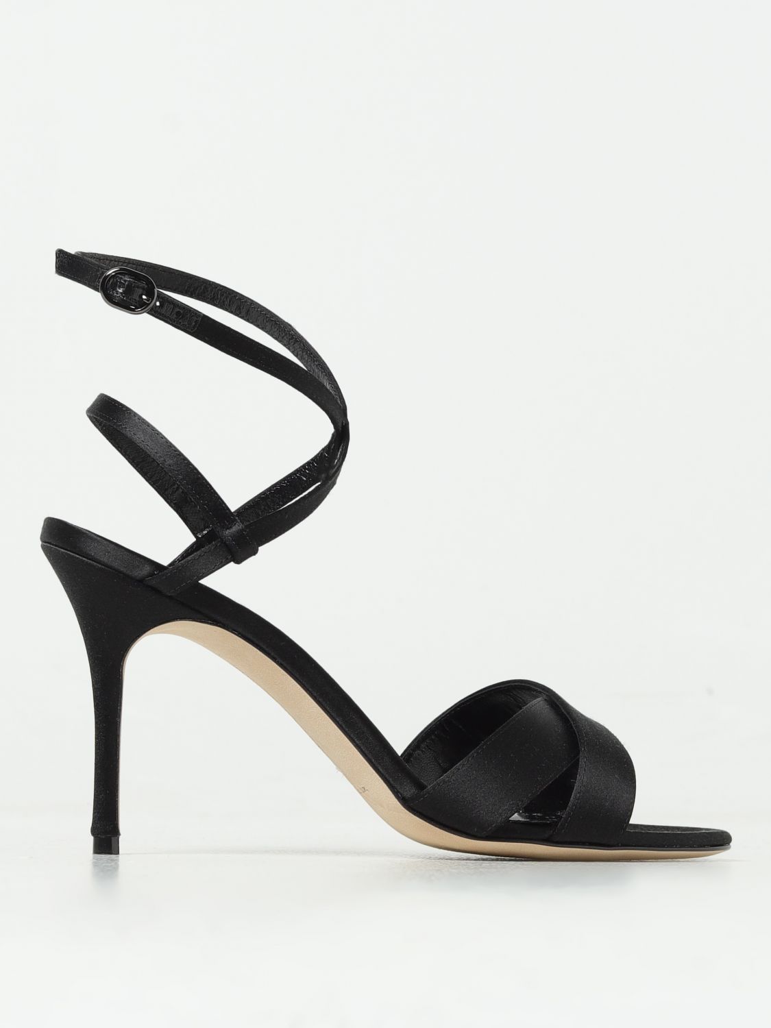 Manolo Blahnik Heeled Sandals MANOLO BLAHNIK Woman colour Black