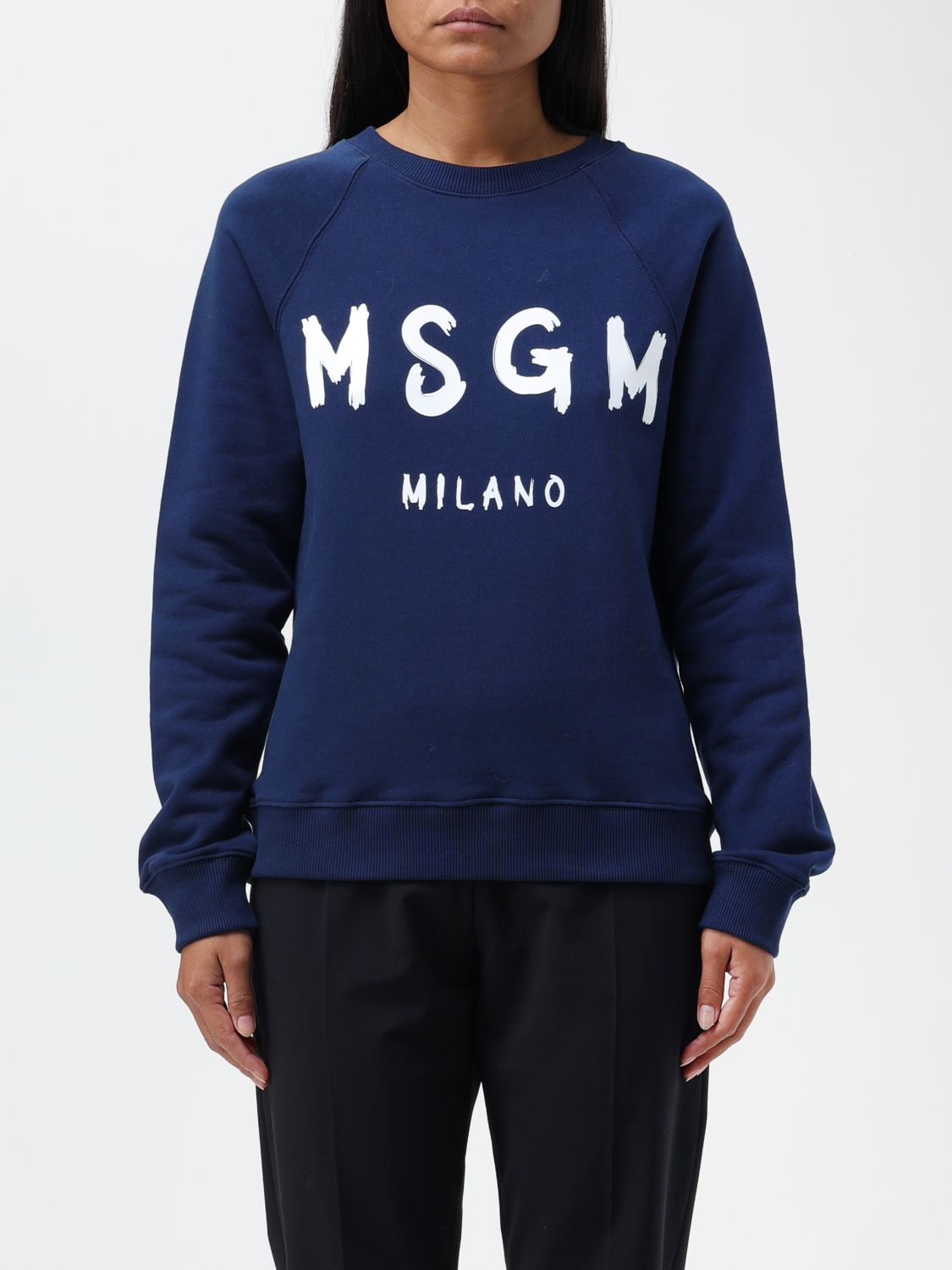 Msgm Sweatshirt MSGM Woman colour Blue