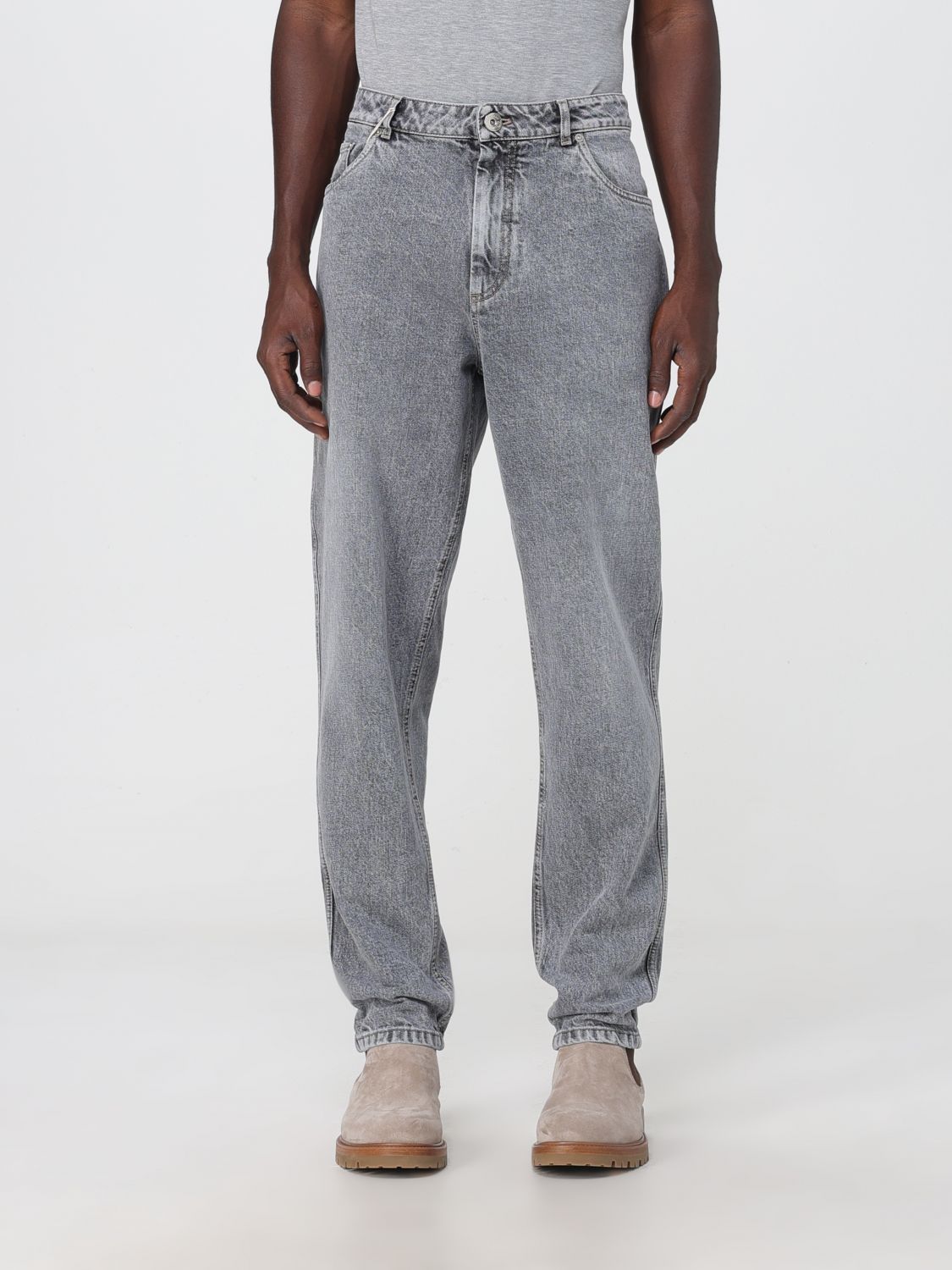 Brunello Cucinelli Jeans BRUNELLO CUCINELLI Men colour Grey