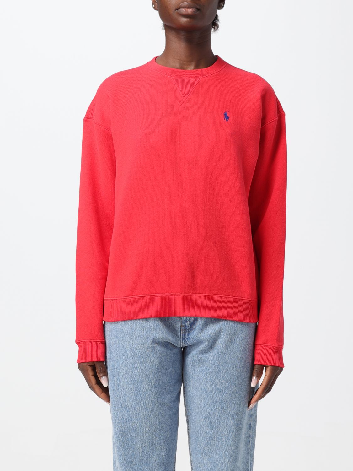 Polo Ralph Lauren Sweatshirt POLO RALPH LAUREN Woman colour Strawberry