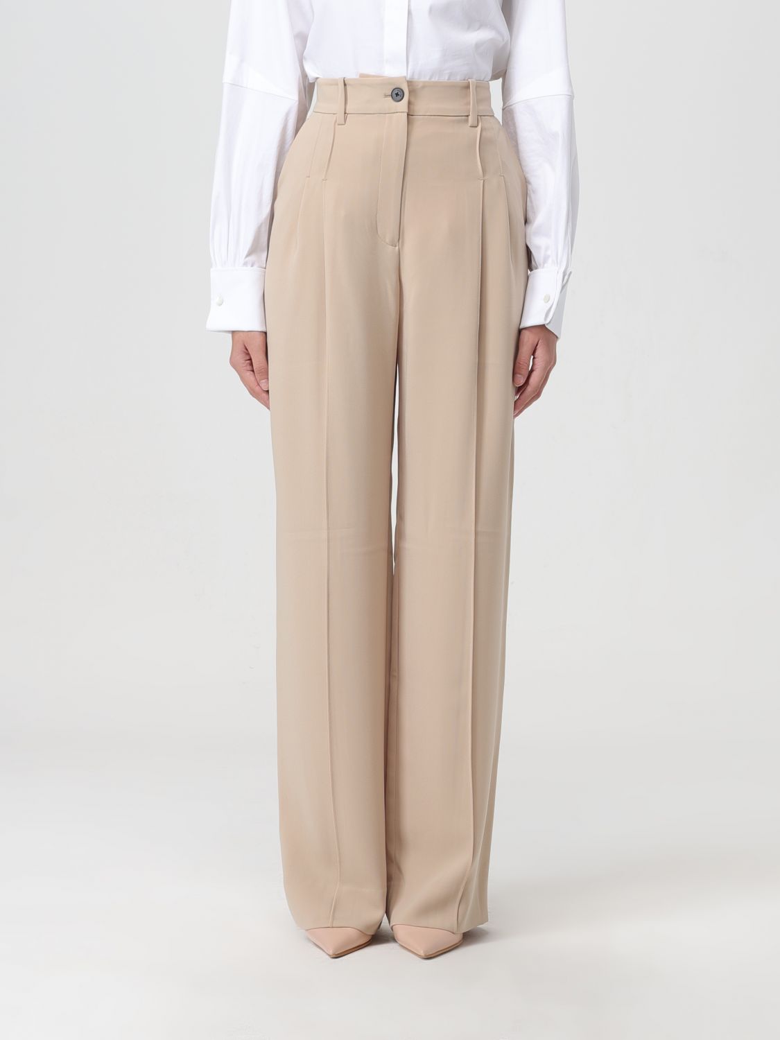 Calvin Klein Trousers CALVIN KLEIN Woman colour Beige