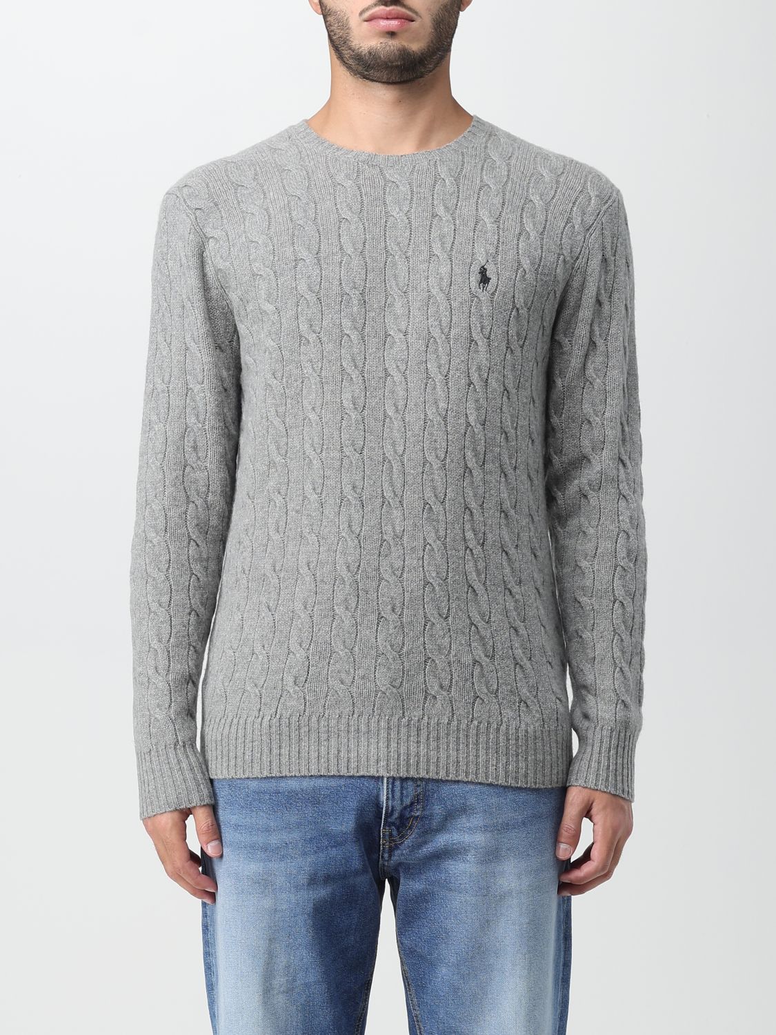 Polo Ralph Lauren Jumper POLO RALPH LAUREN Men colour Grey 1