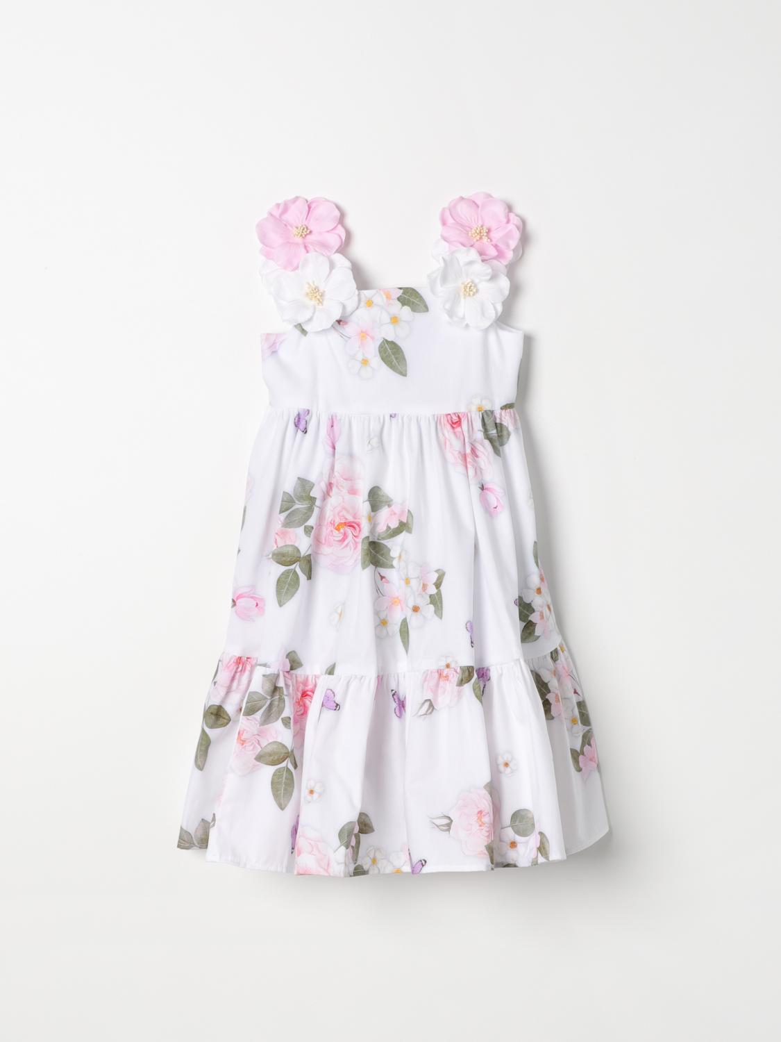 Monnalisa Dress MONNALISA Kids colour White