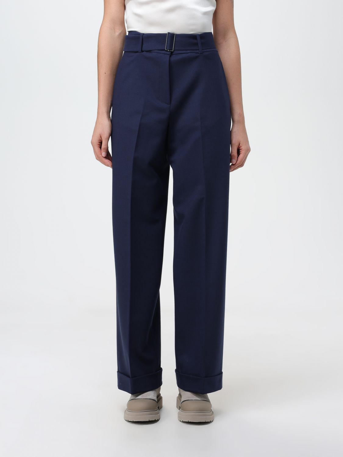 Fabiana Filippi Trousers FABIANA FILIPPI Woman colour Blue