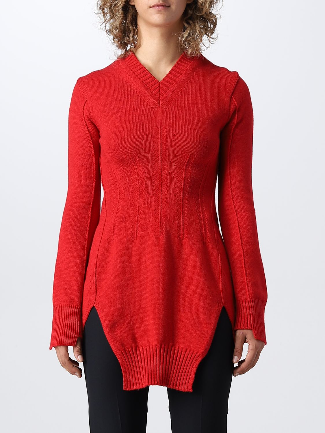 Alexander McQueen Jumper ALEXANDER MCQUEEN Woman colour Red