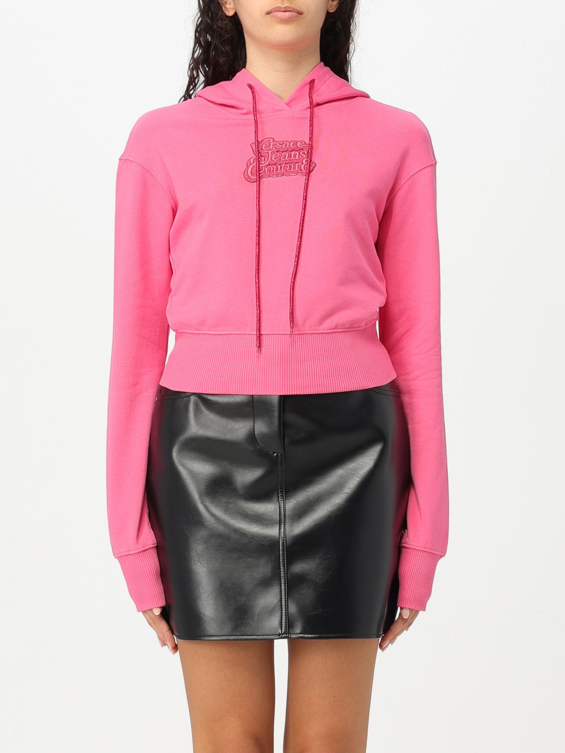 Versace Jeans Couture Sweatshirt VERSACE JEANS COUTURE Woman colour Fuchsia