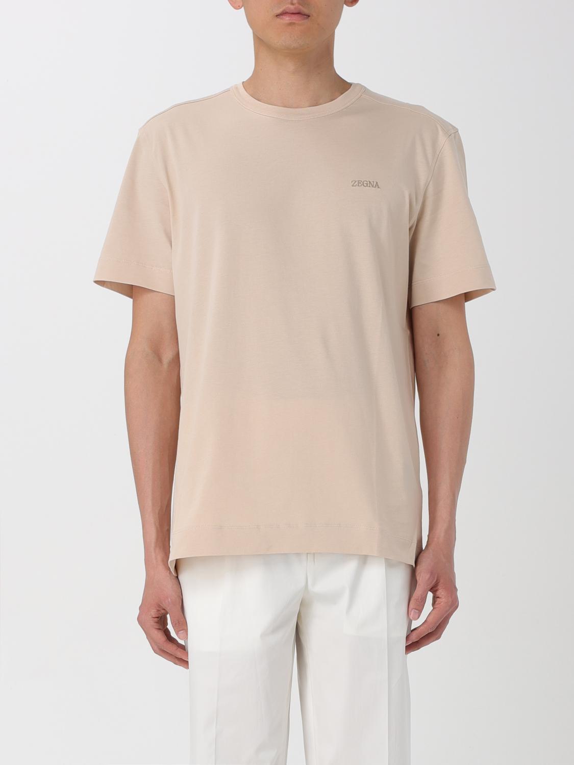 zegna T-Shirt ZEGNA Men colour Sand