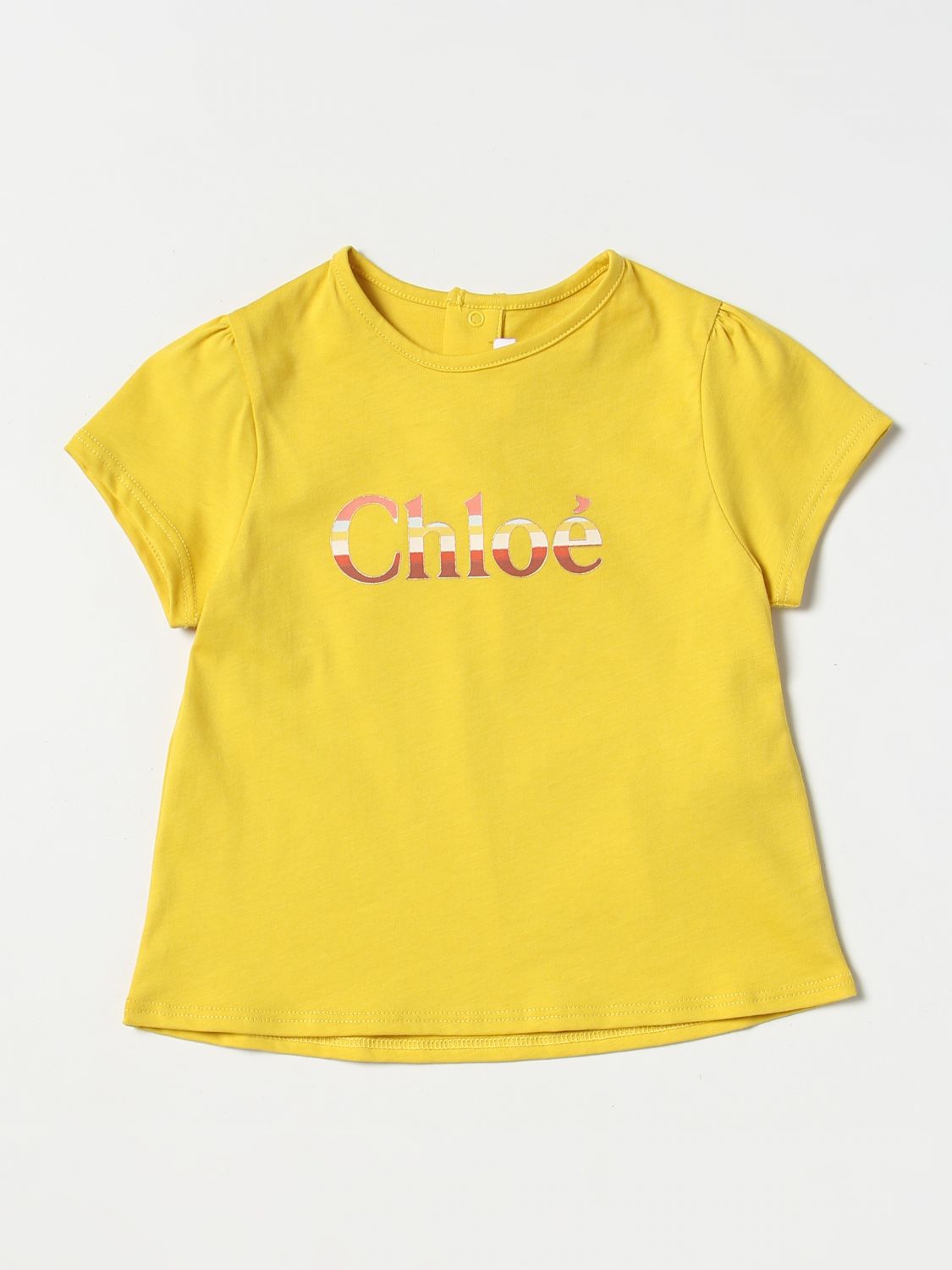 Chloé T-Shirt CHLOÉ Kids colour Yellow