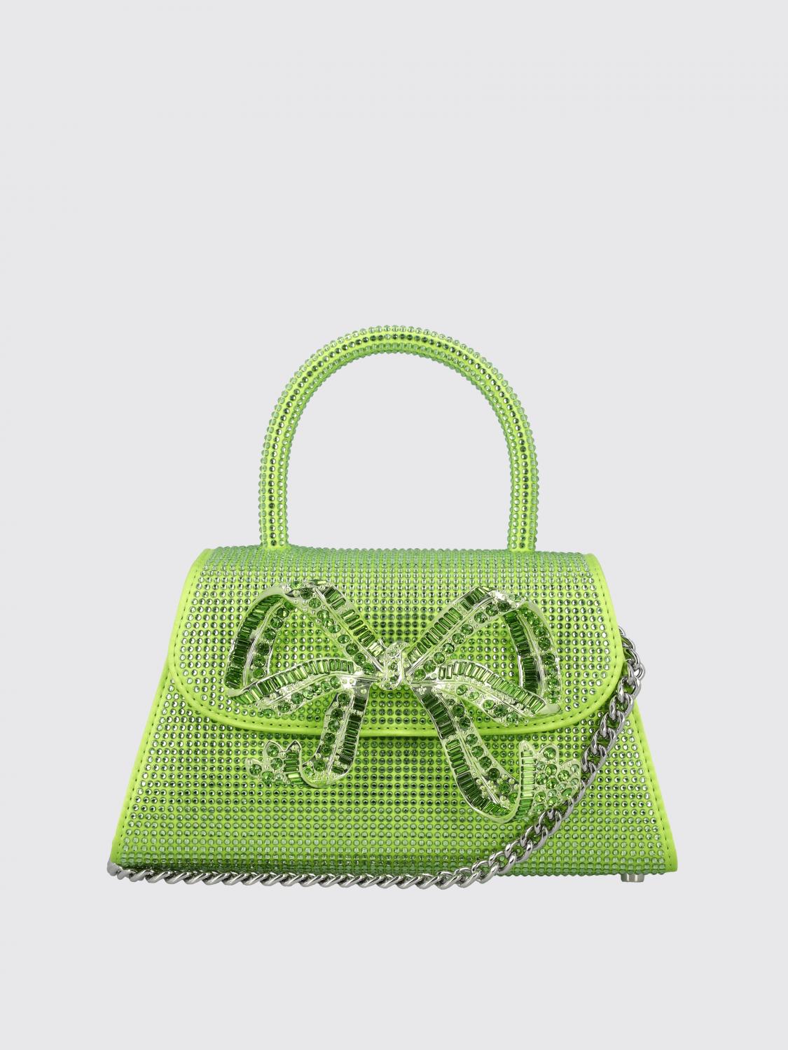 Self-Portrait Handbag SELF-PORTRAIT Woman color Green