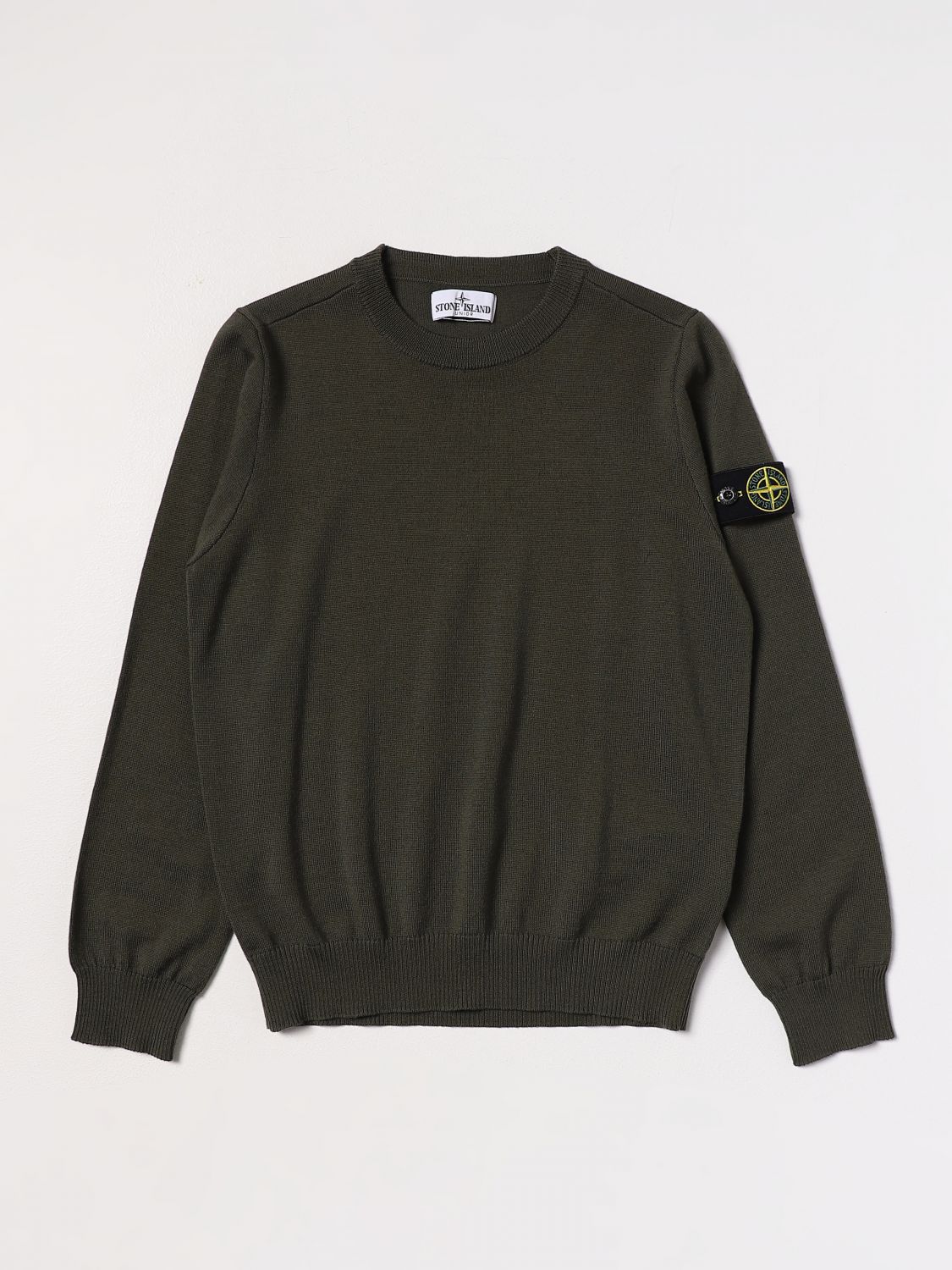 Stone Island Junior Jumper STONE ISLAND JUNIOR Kids colour Military