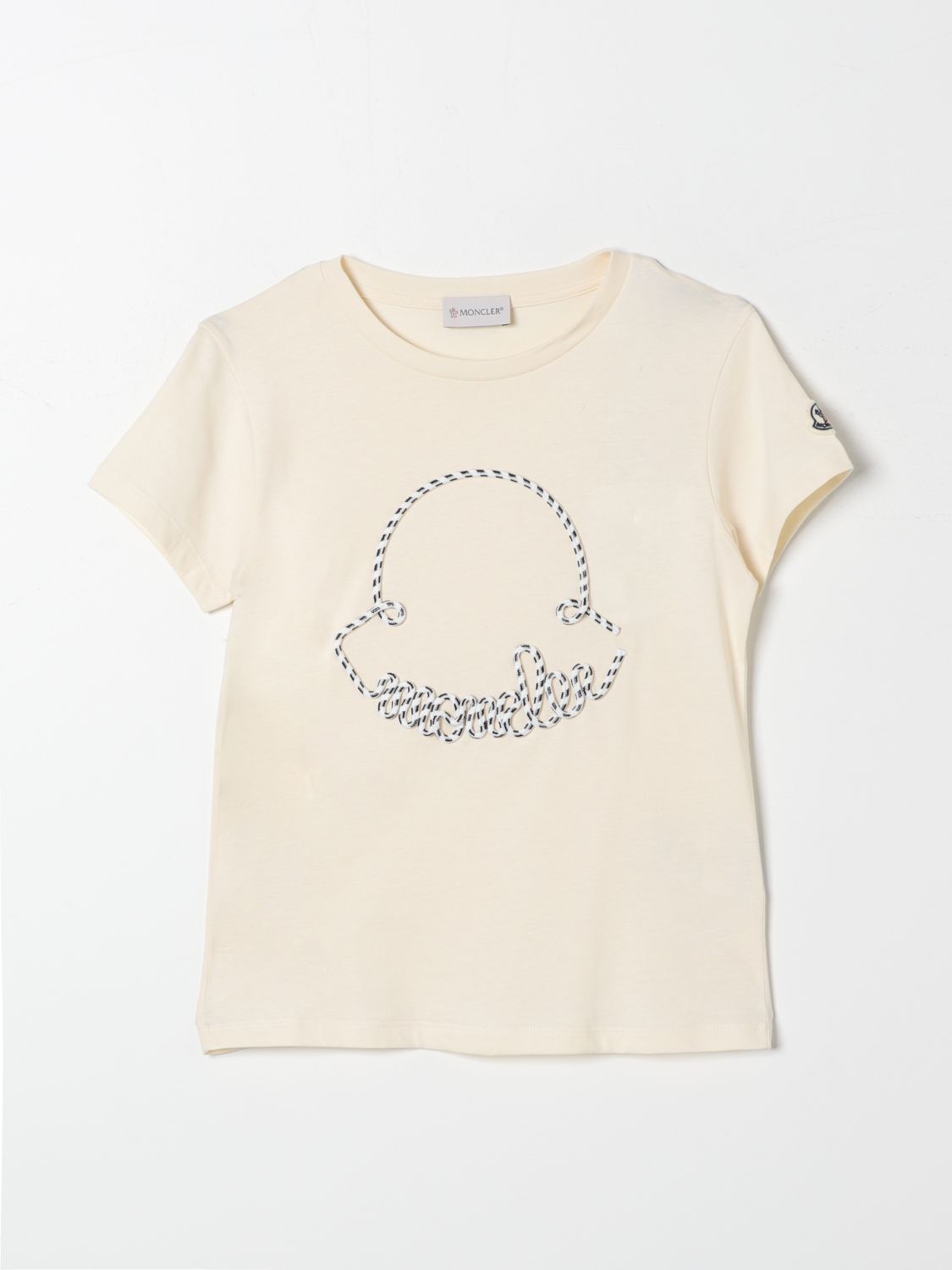 Moncler T-Shirt MONCLER Kids color Cream