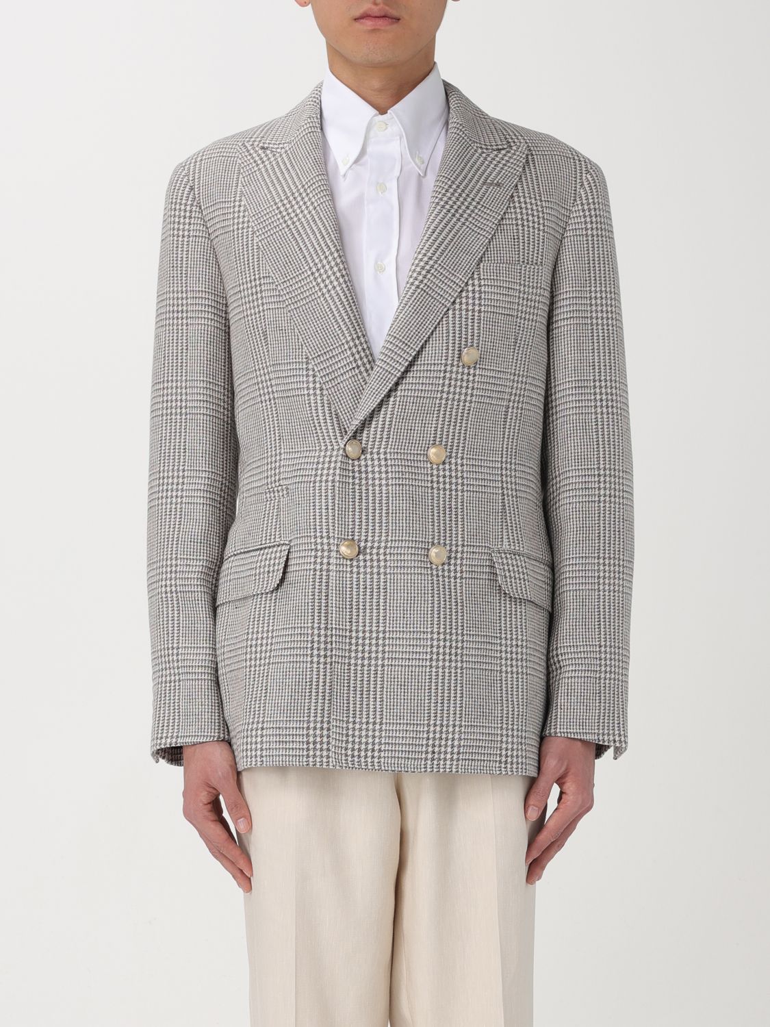 Brunello Cucinelli Blazer BRUNELLO CUCINELLI Men colour Grey