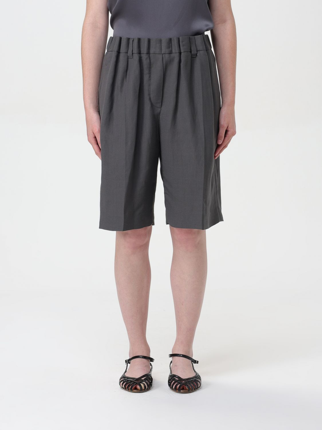 Brunello Cucinelli Short BRUNELLO CUCINELLI Woman color Black