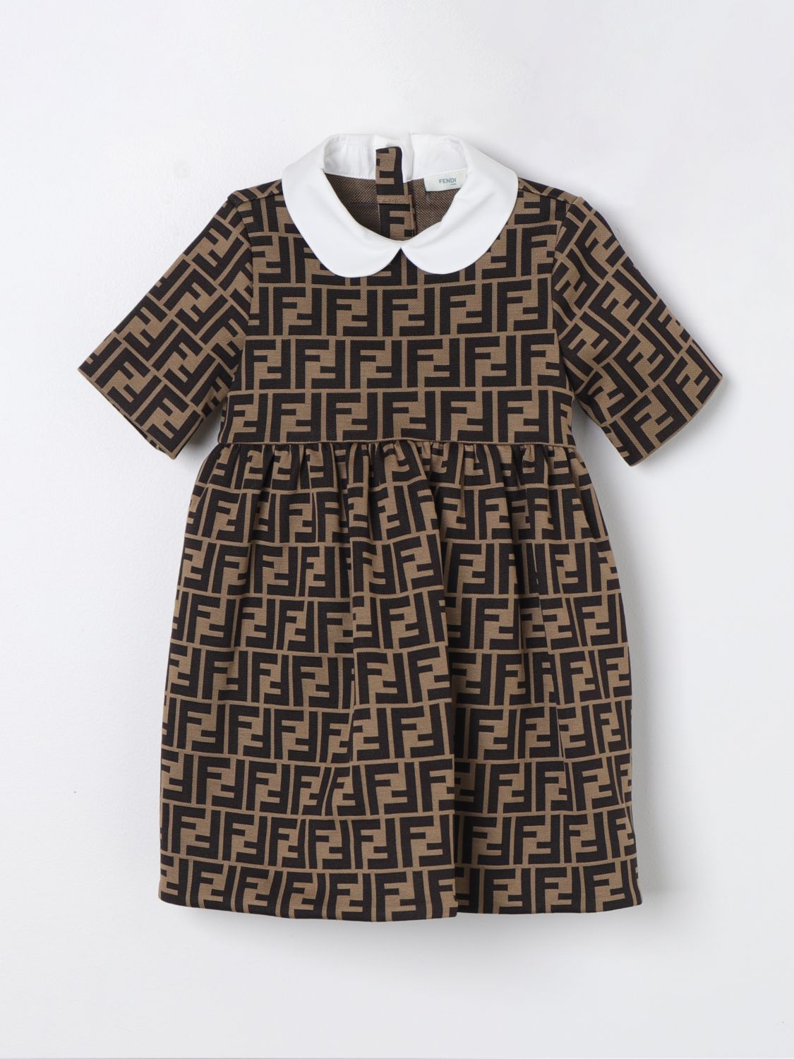 Fendi Kids Dress FENDI KIDS Kids colour Brown