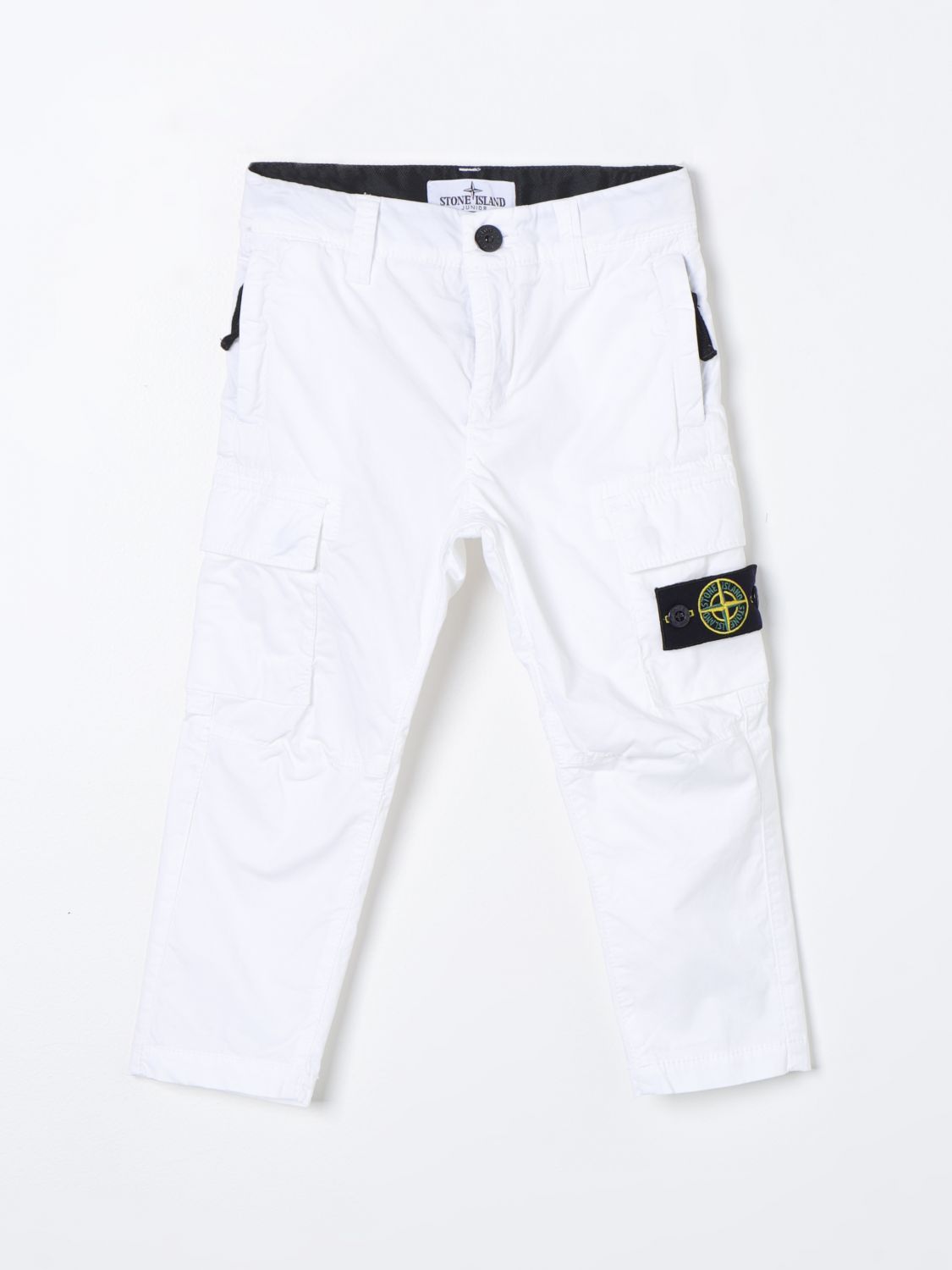 Stone Island Junior Trousers STONE ISLAND JUNIOR Kids colour White