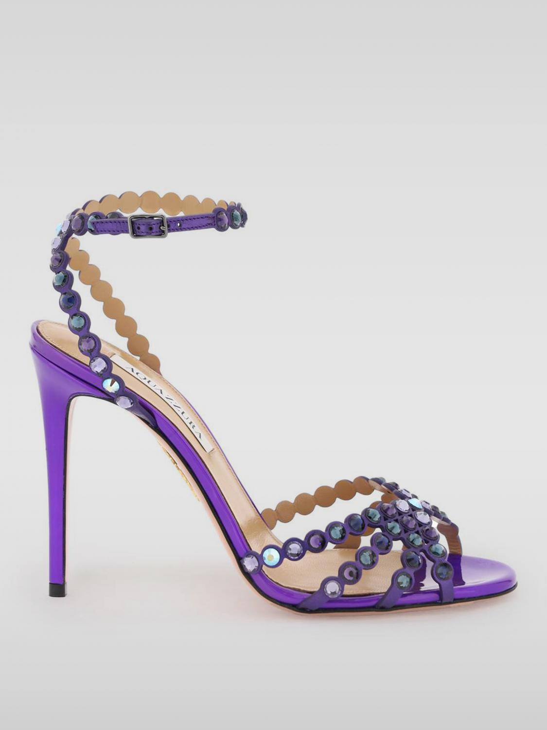 Aquazzura Heeled Sandals AQUAZZURA Woman colour Violet