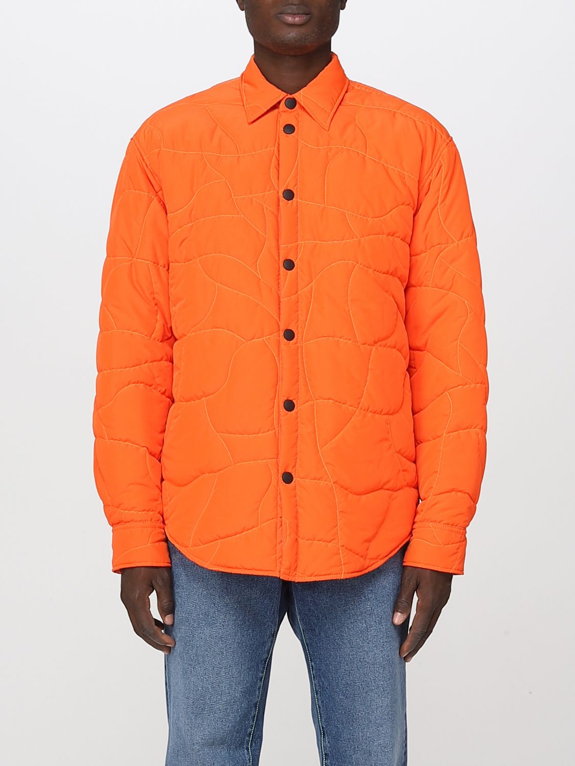 Msgm Jacket MSGM Men colour Orange