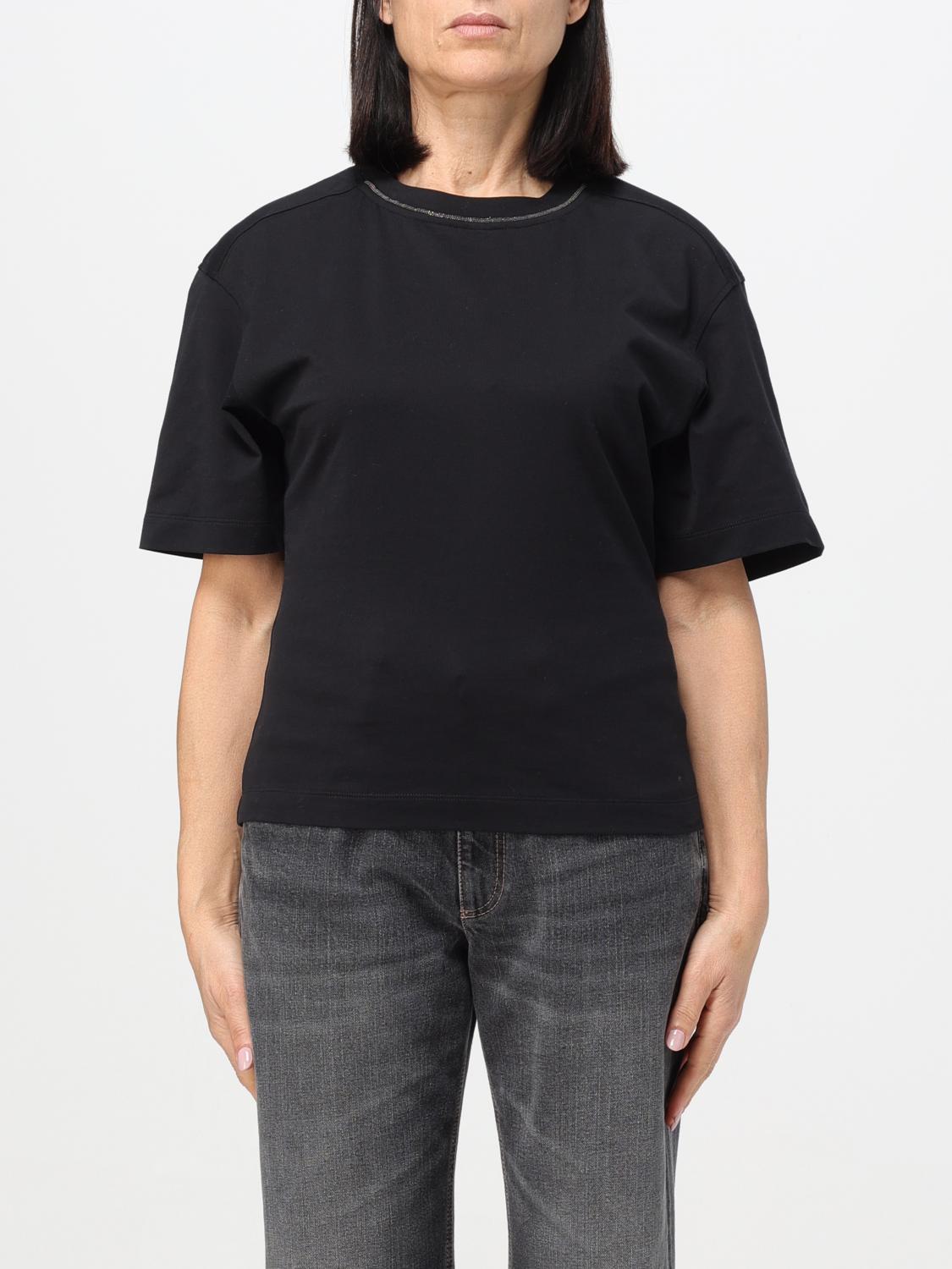 Brunello Cucinelli T-Shirt BRUNELLO CUCINELLI Woman colour Black