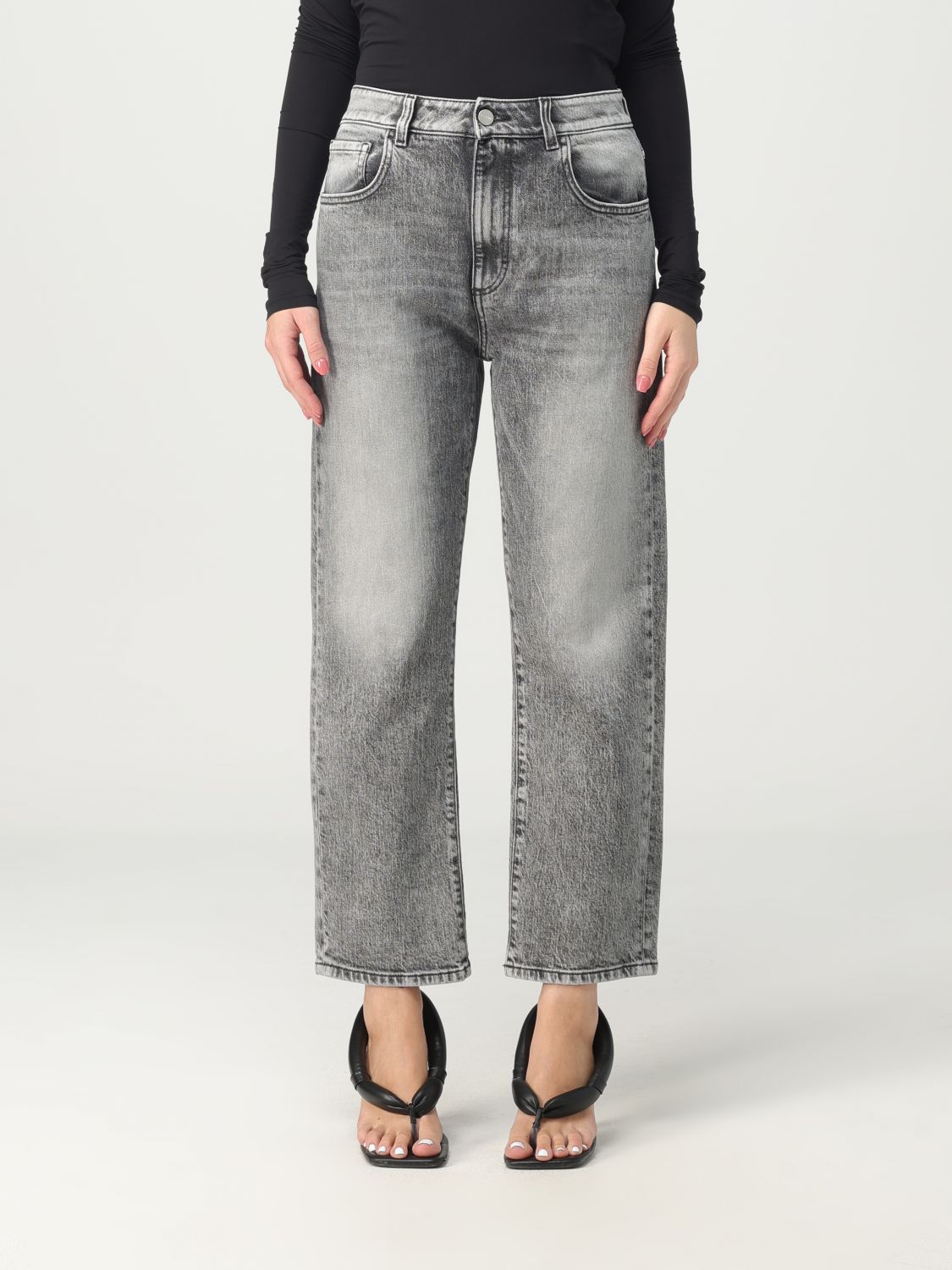 Icon Denim Los Angeles Jeans ICON DENIM LOS ANGELES Woman colour Grey