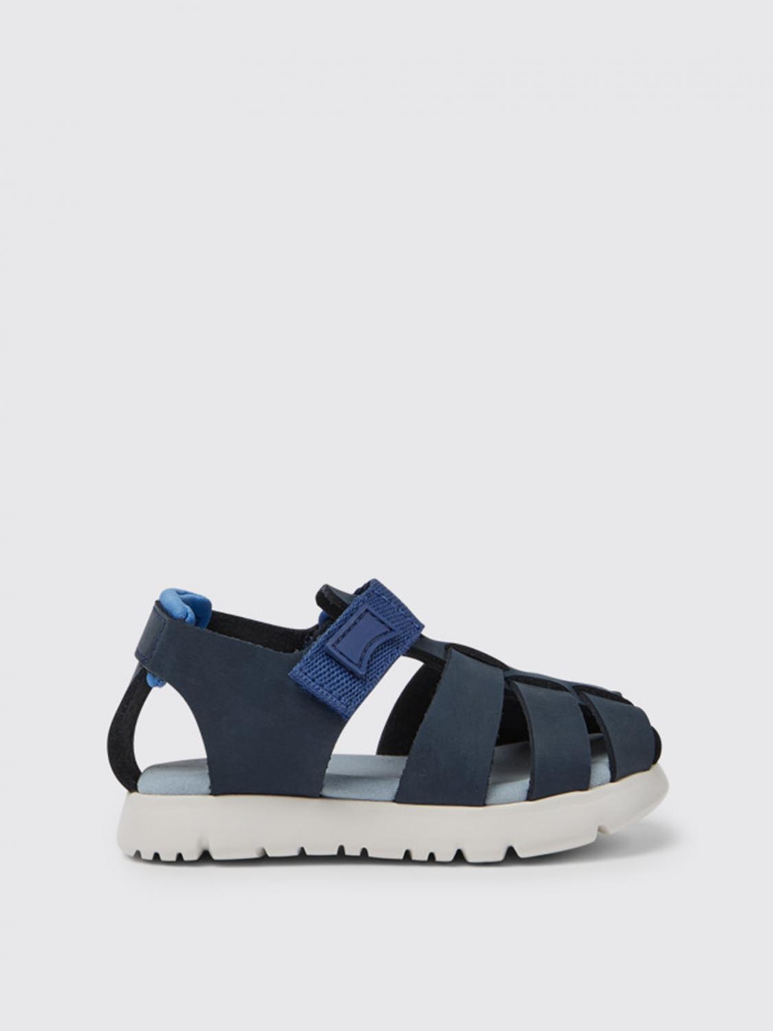 Camper Oruga Camper sandals in calfskin and fabric