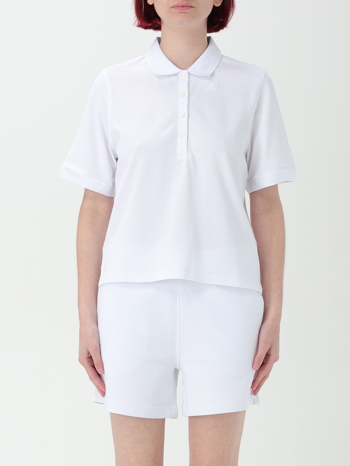 K-Way Polo Shirt K-WAY Woman color White
