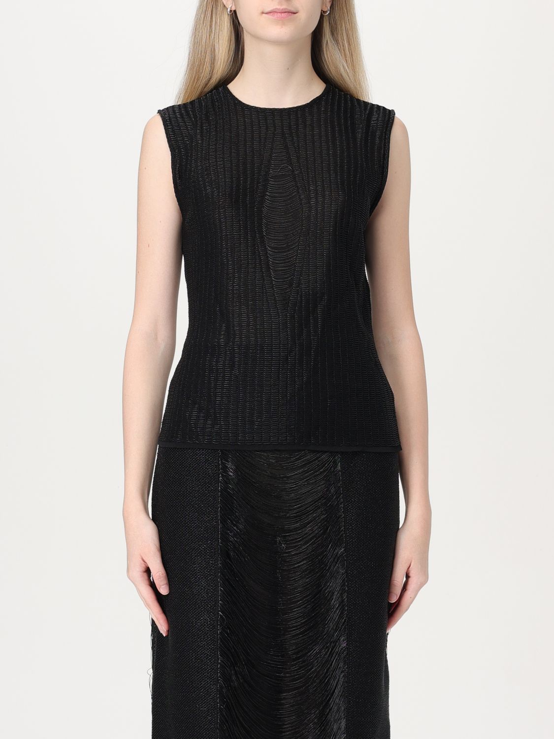 Alexander McQueen Top ALEXANDER MCQUEEN Woman color Black