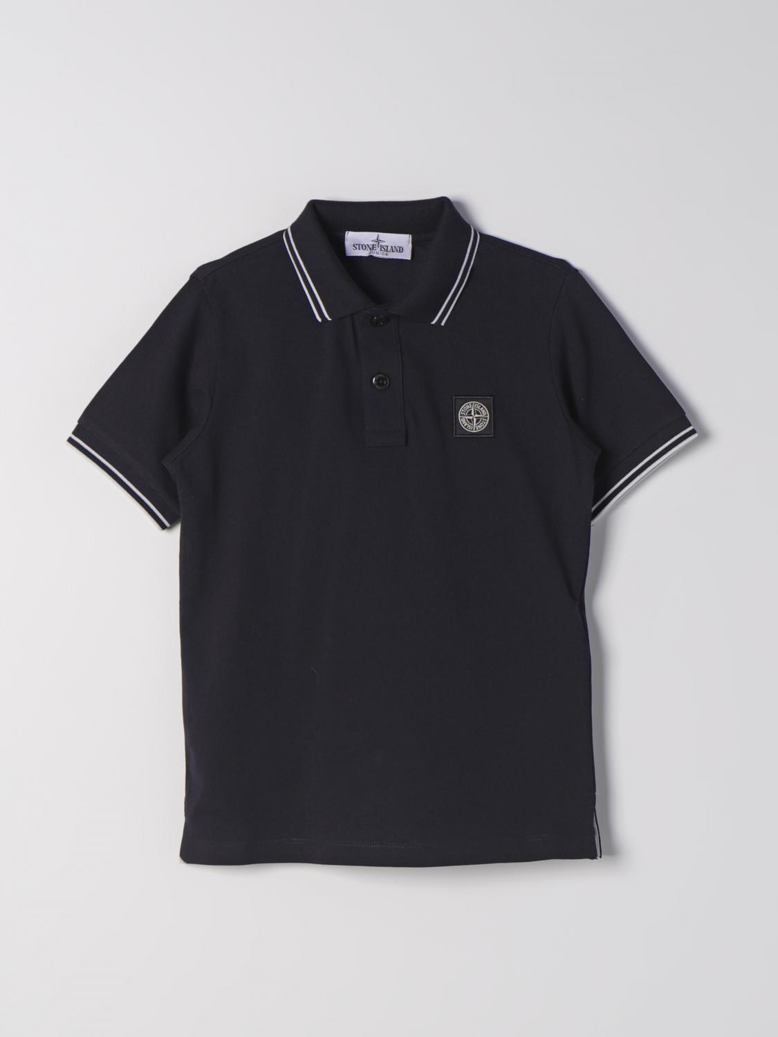 Stone Island Junior Polo Shirt STONE ISLAND JUNIOR Kids colour Blue