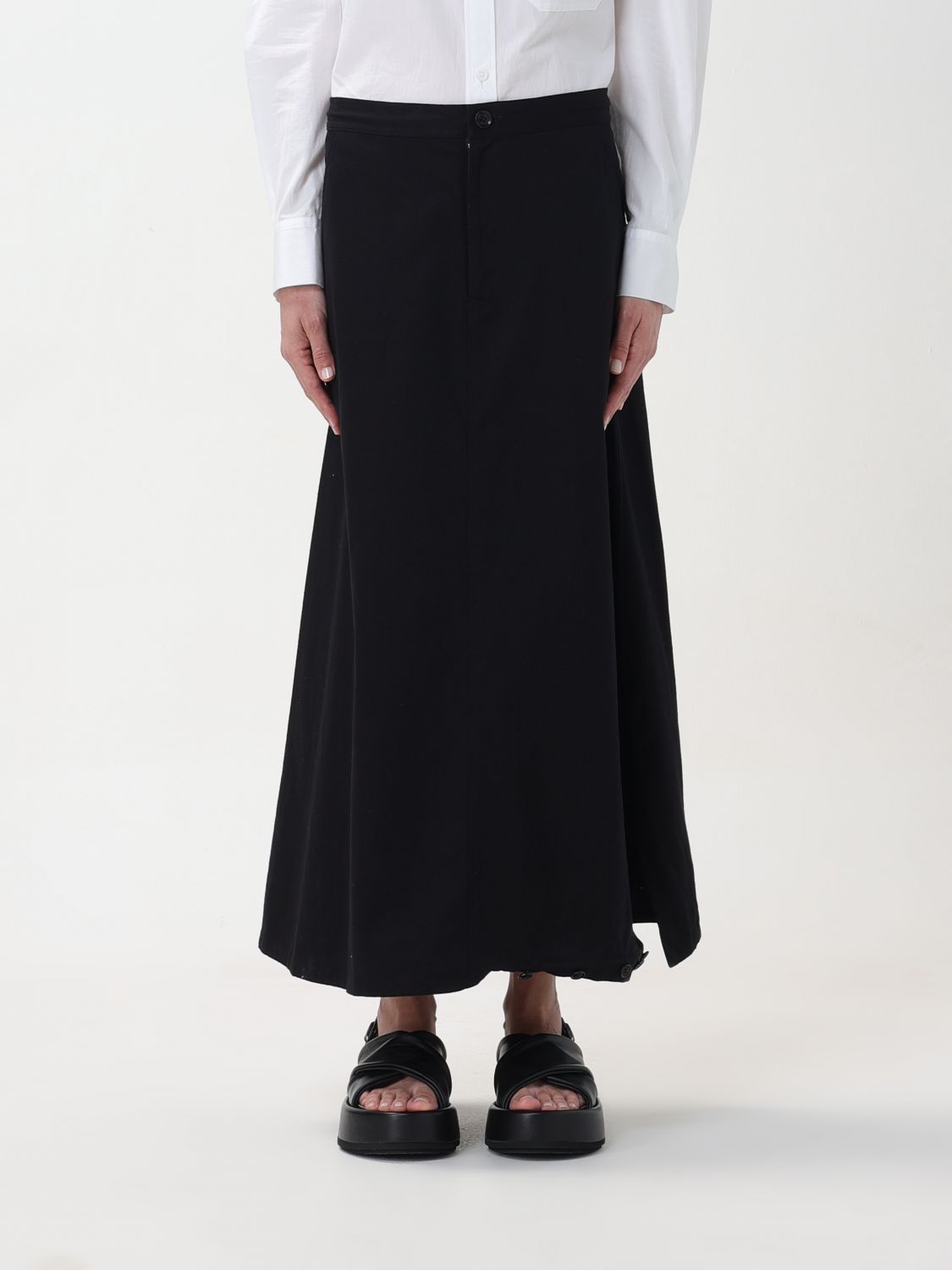 Yohji Yamamoto Skirt YOHJI YAMAMOTO Woman colour Black