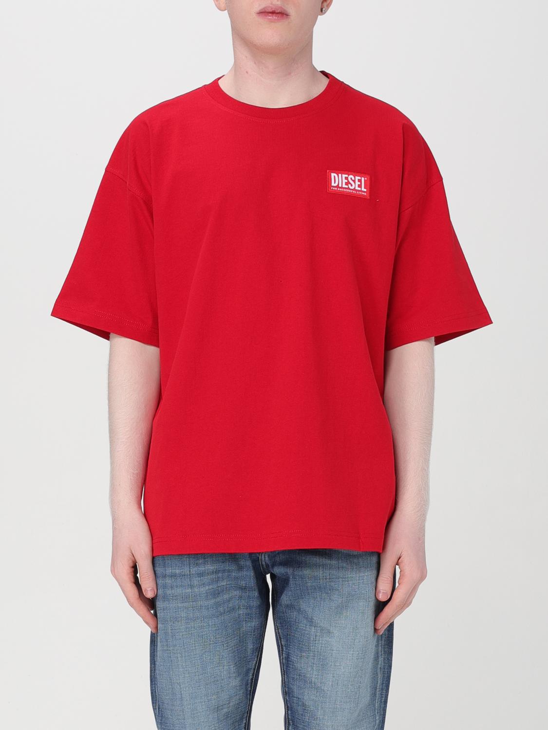 Diesel T-Shirt DIESEL Men colour Red