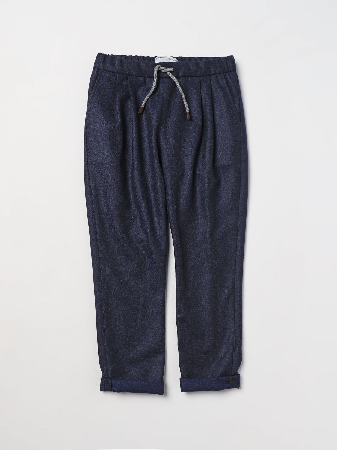 Brunello Cucinelli Trousers BRUNELLO CUCINELLI Kids colour Blue