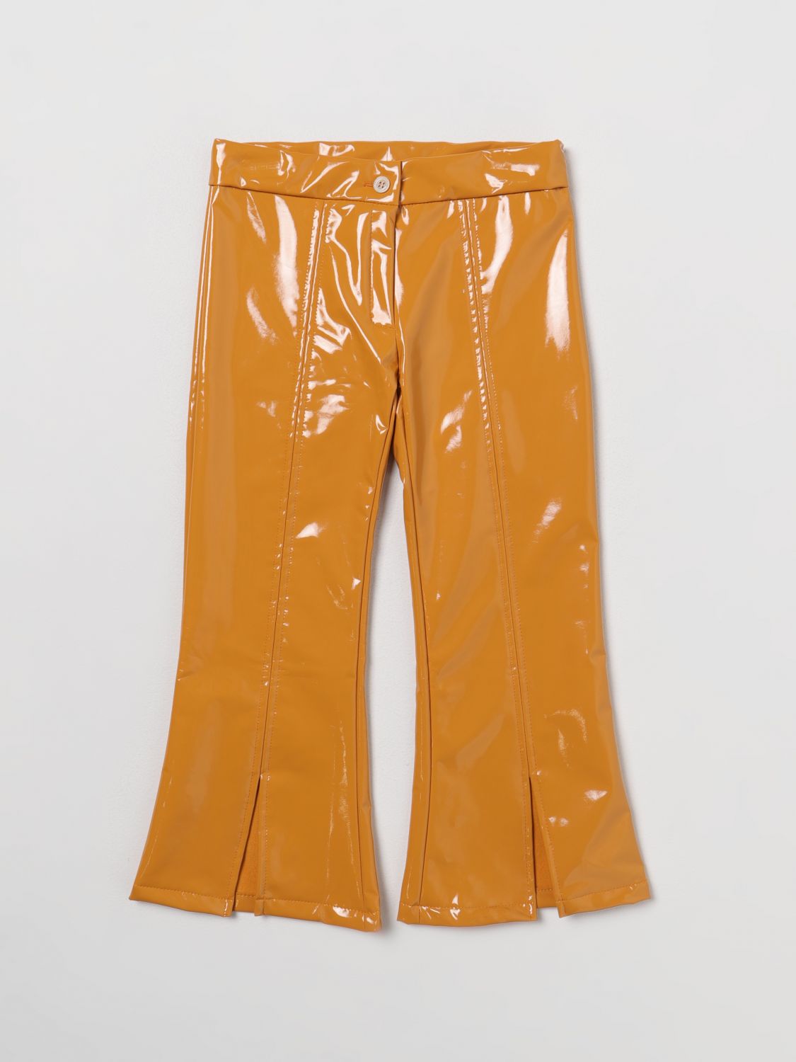 La Stupenderia Trousers LA STUPENDERIA Kids colour Yellow