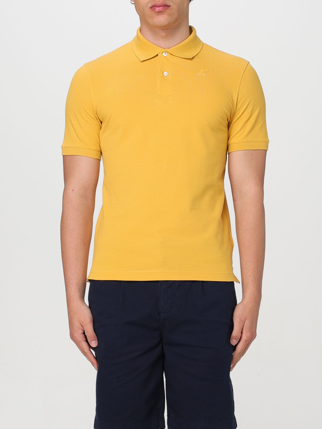 K-Way Polo Shirt K-WAY Men colour Yellow