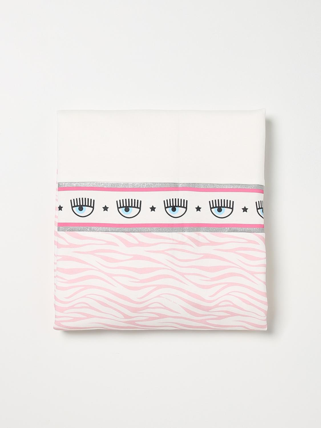 CHIARA FERRAGNI Blanket CHIARA FERRAGNI Kids colour Pink