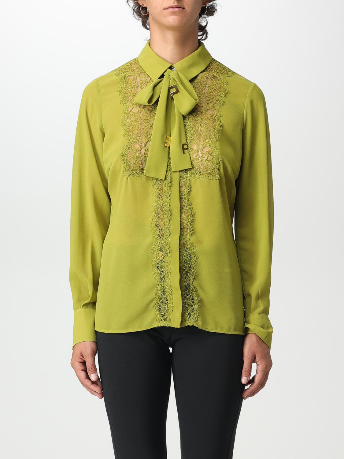 Elisabetta Franchi Shirt ELISABETTA FRANCHI Woman colour Green