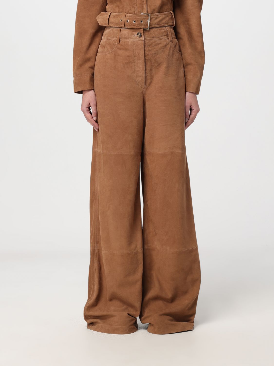 Alberta Ferretti Pants ALBERTA FERRETTI Woman color Brown