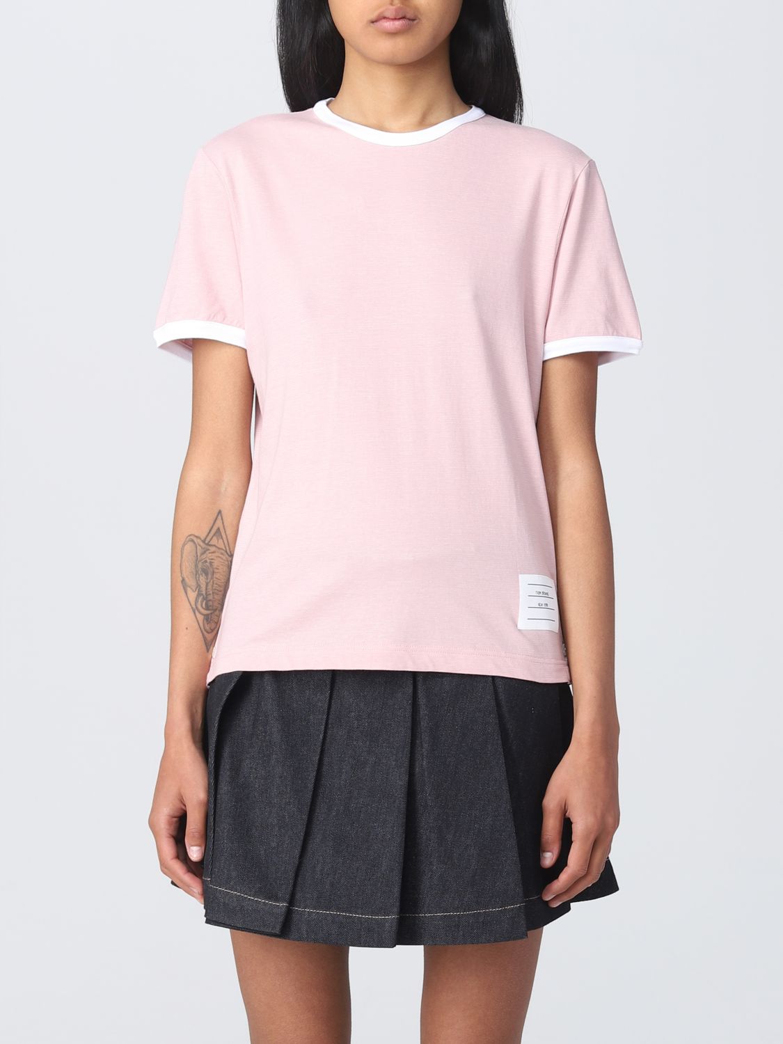 Thom Browne T-Shirt THOM BROWNE Woman colour Pink