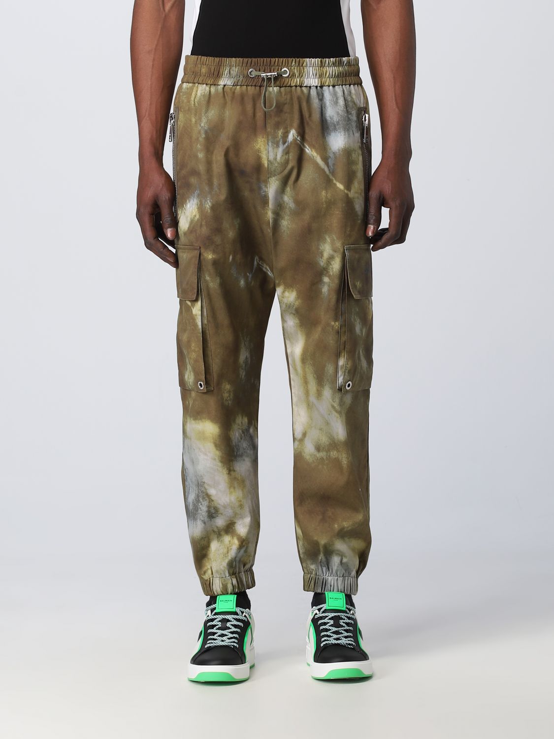 Balmain Trousers BALMAIN Men colour Military