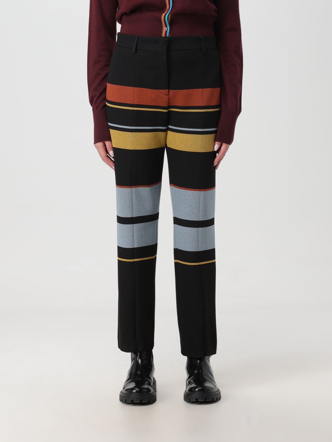 Paul Smith Trousers PAUL SMITH Woman colour Multicolor