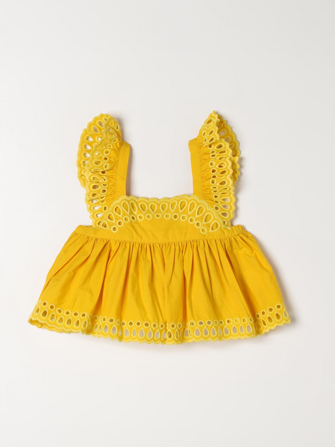 Stella McCartney Kids Top STELLA MCCARTNEY KIDS Kids colour Yellow