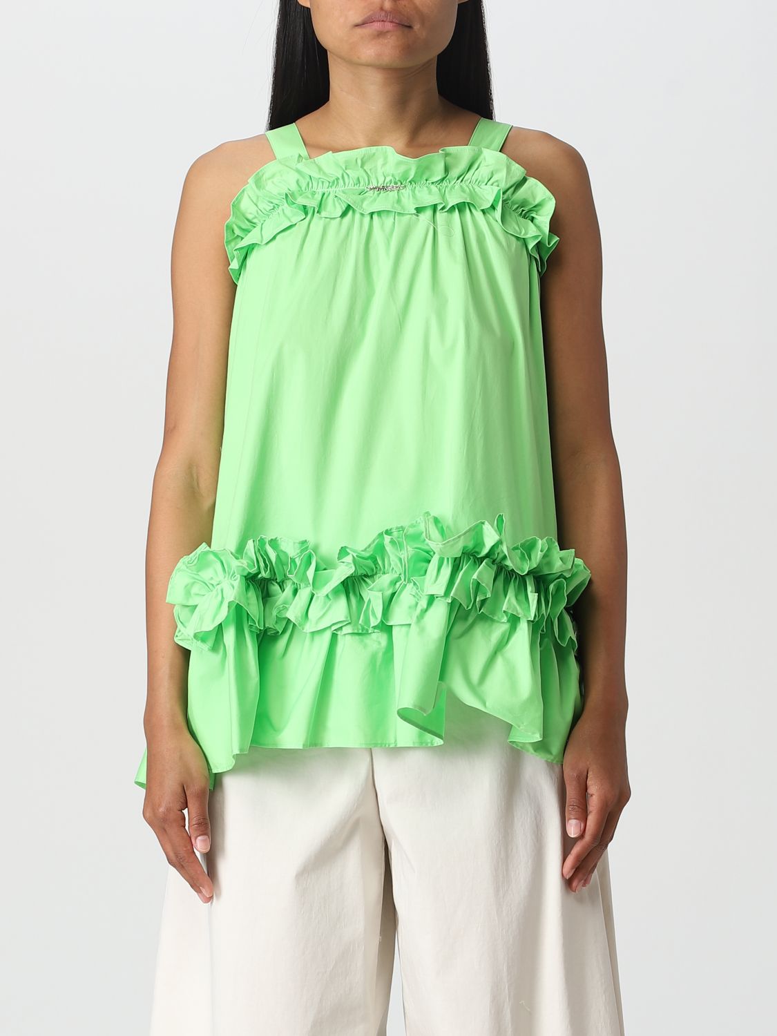 Twinset Dress TWINSET Kids colour Lime